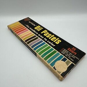 VINTAGE F. WEBER CO ARTISTS' 25 COLOR OIL PASTELS #502343 MADE IN Taiwan